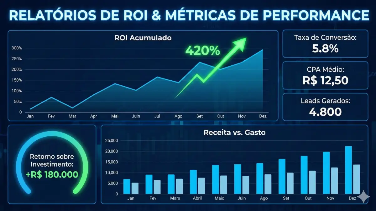 Gestão de campanhas em Google Ads e Meta Ads